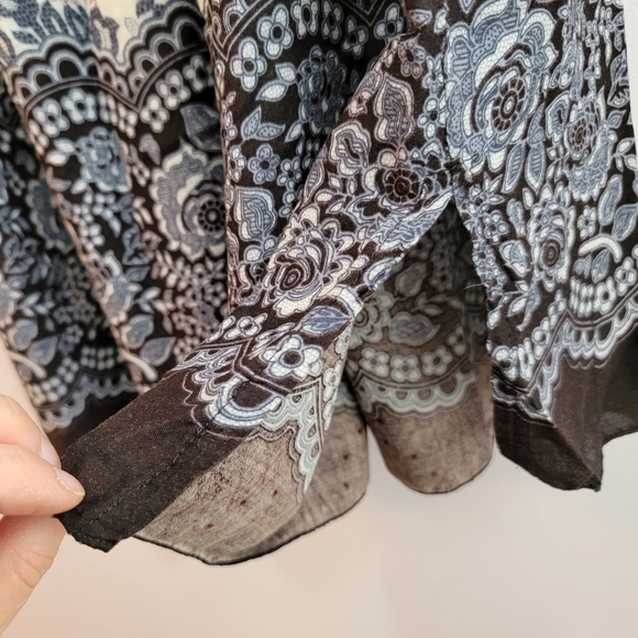 Boho Print Tube Top Dress Size S - Picture 3 of 4